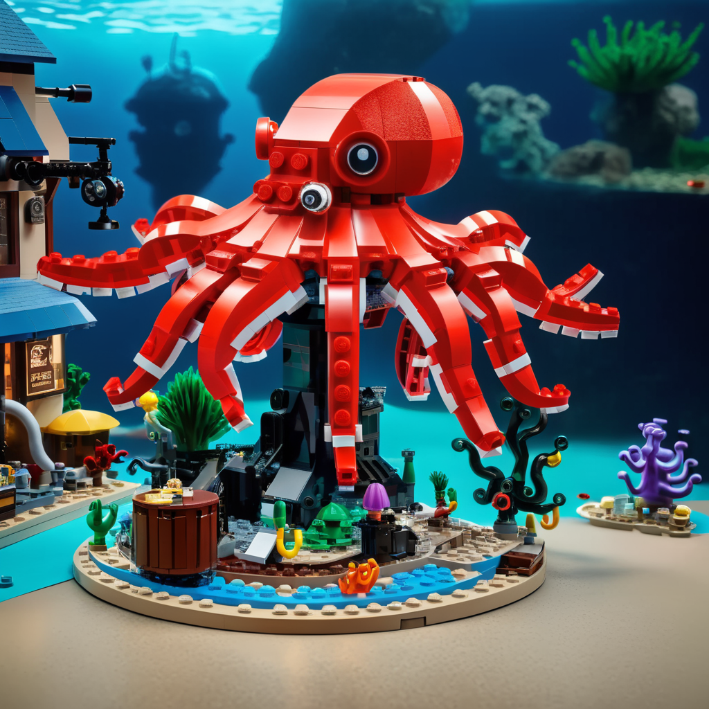 Lego giant octopus hotsell